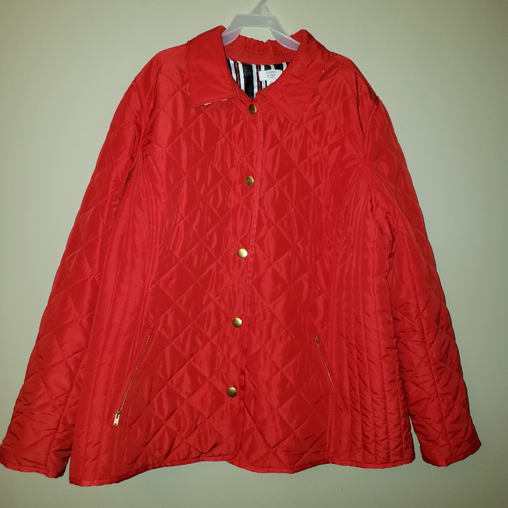 Crown & Ivy Curvy Womens Coat